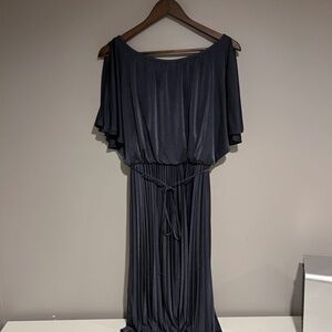 Besty & Adam - Holiday Dress - Size 10 - Shiny Grey